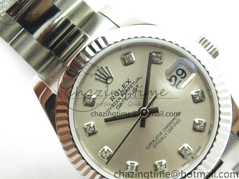 0406 Datejust 31mm 278271 SS BP Maker Best Edition Silver Crystal Dial on Oyster Bracelet Affordable 2745